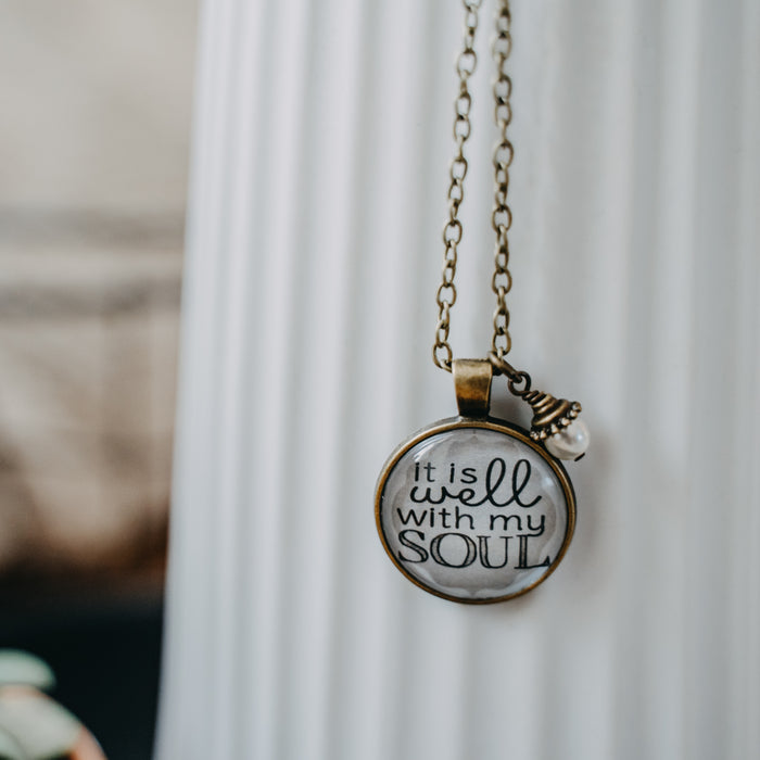 It Is Well With My Soul - Pendant Necklace