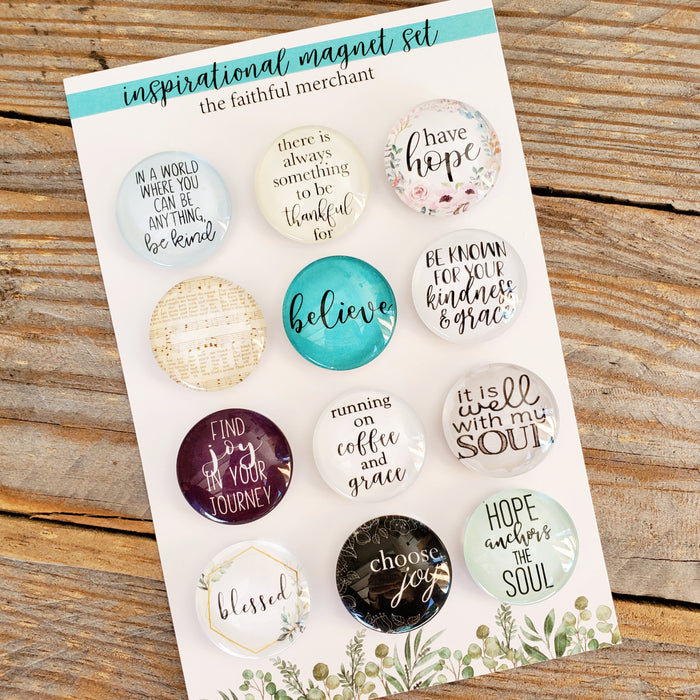 Inspirational Magnet Set (12pc)