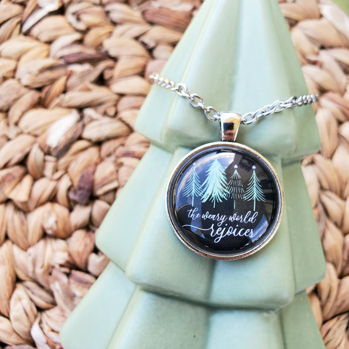 The Weary World Rejoices - Pendant Necklace
