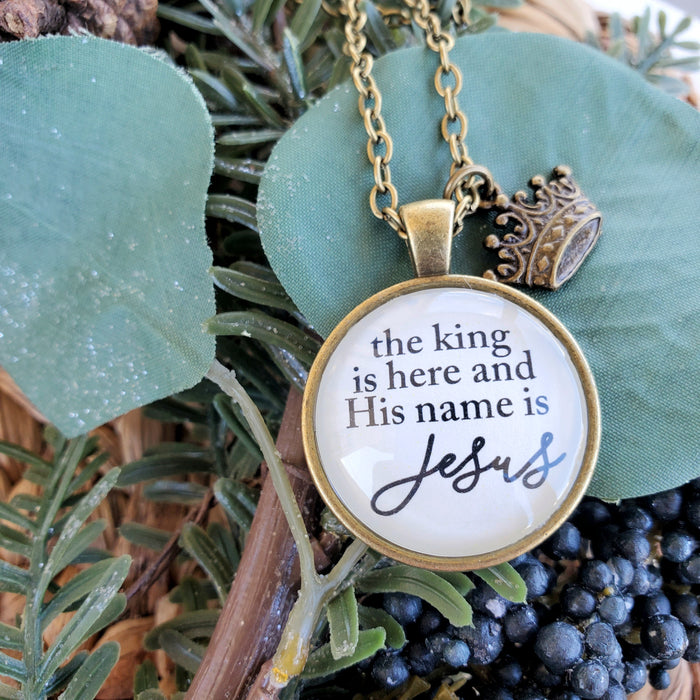 The King Is Here - Pendant Necklace